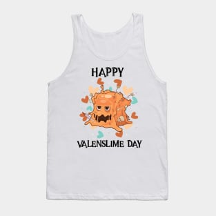 Happy Valenslime Roleplaying Video Game RPG Geek Couple Gift Tank Top